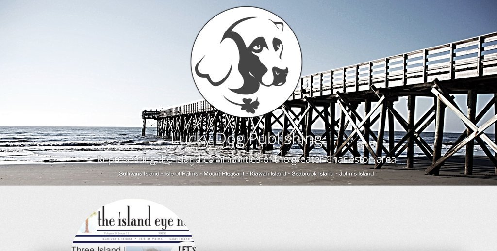 Screenshot of the Island Connection website